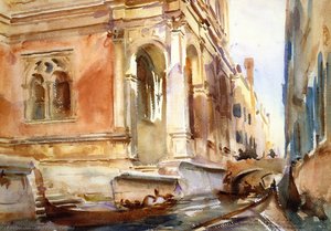 Scuola Grande Di San Rocco — John Singer Sargent, Realistische Aquarellmalerei