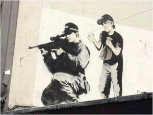 Police Sniper — Banksy