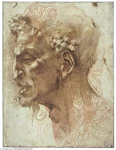 Cabezas De Satir — Miguel Ángel, Renacimiento