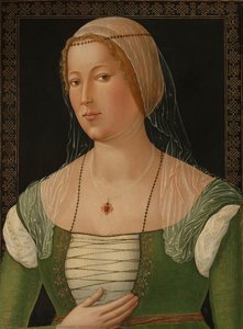 Portrait Of A Young Woman — Girolamo Di Benvenuto