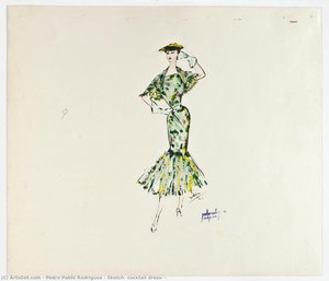 Sketch, Cocktail Dress, — Pedro Pablo Rodriguez