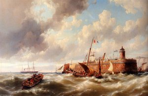 Jr Almost Safe In Port — Johannes Hermanus Koekkoek