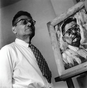 José Clemente Orozco And His Portrait — Leonet Matiz Espinoza, Documentary Photography