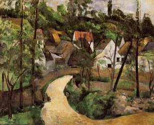 Eine Kurve Auf Der Straße — Paul Cézanne, Post-impressionism