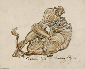 Hercules Kills The Nemean Lion — Paul Manship