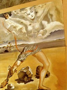 Untitled - Design For The Mural Painting For Helena Rubinstein, 1942 — Salvador Dalí, Surrealism