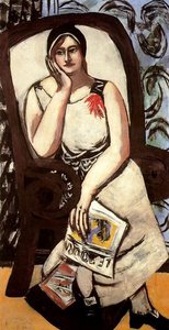 Portrait Of Minna Beckmann-tube 1 — Max Beckmann