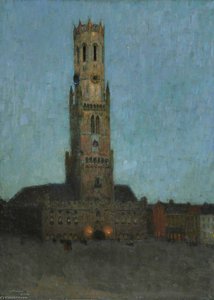 The Belfry At Bruges, Belgium — Henri Le Sidaner