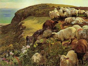 Our English Coasts — William Holman Hunt, Pre-raphaelite