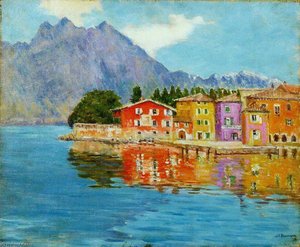 Torbole Sur Le Lac De Garde (titre Inscrit) — Joseph-félix Bouchor
