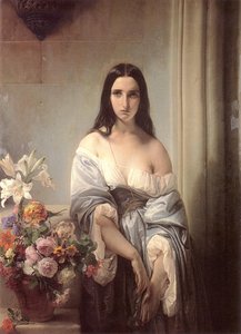 Un Pensiero Malinconico — Francesco Hayez