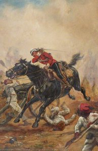 Life Guards At The Battle Of Tel El Kebir, 1882 — Thomas Davidson Ra