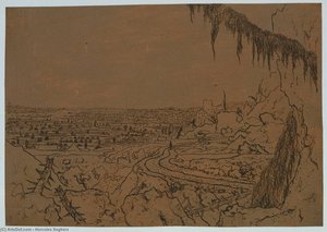 Landscape With Overhanging Fir — Hercules Seghers