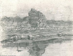 Landscape With The Oise — Vincent Willem Van Gogh, Post-impressionism