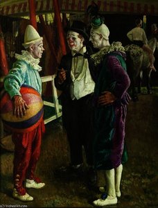 The Three Clowns — Dame Laura Knight