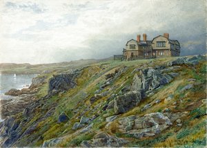 Graycliff, The Artist's Home, Newport, Rhode Island — William Trost Richards, Hudson River School