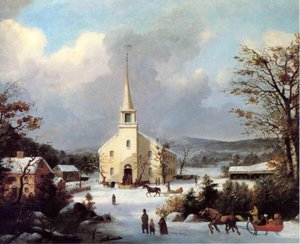 Going To Church — George Henry Durrie