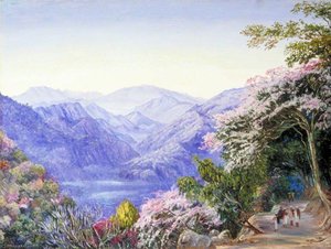 Road Up To Nainee Tal, India, In Spring Time — Marianne North