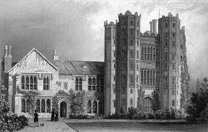 Layer Marney Tower — William Henry Bartlett