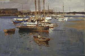 Yachts At Brightlingsea, Essex — Edward Seago