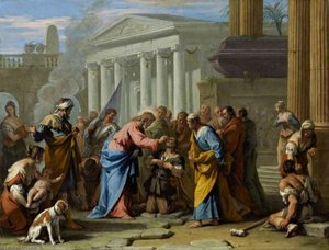 Christ Healing The Blind Man — Sebastiano Ricci