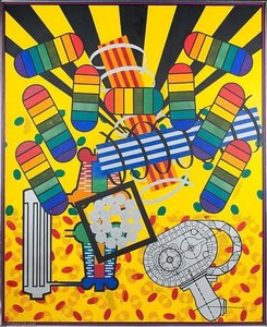 Custom Painting Number — Peter Phillips, Pop Art