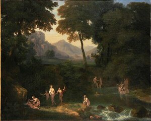 Le Fleuve Inachus et les nymphes