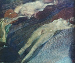 Bewegte Wasser — Gustav Klimt, Symbolism