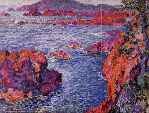 Rocks At Antheor — Theo Van Rysselberghe