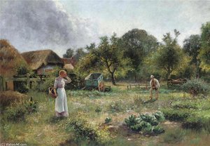 Girl And A Farmer