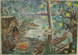 Pêcheurs À Tahiti — Tatin D'avesnieres Robert