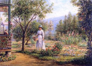 Gathering Flowers — Edward Lamson Henry