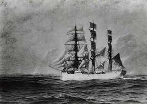Tacking Ship off an Iceberg, (painting)