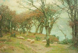 Fallen Acorns — Samuel John Lamorna Birch