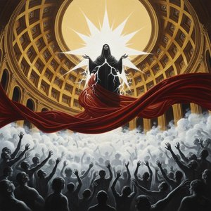 The Celestial Ascent: Radiance Amidst The Crimson Void — Marc Duvallier