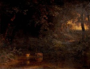 View Near Linby, Nottinghamshire — John Rawson Walker