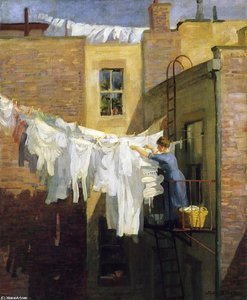 A Woman's Work — John French Sloan