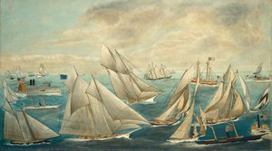 Imaginary Regatta Of America's Cup Winners — Winslow Homer, Historical Realism