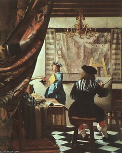 El Estudio Del Artista — Johannes Vermeer