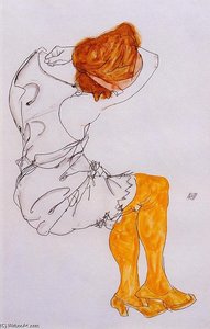 Das Schlafende Madchen — Egon Schiele