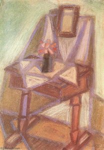 Side-table With Mirror — Janos Kmetty