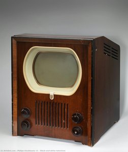 Black-and-white television