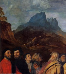 Presentation Of The Virgin At The Temple (detail) — Titian, Venetian Renaissance