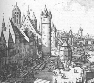 Frankfurt Merian Leonhardstor — Matthäus The Elder Merian