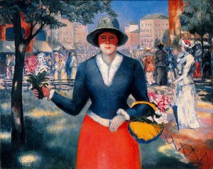 Flower Girl — Kazimir Malevich