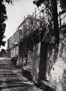 The old Villa, south – west façades seen from Cypress Alley