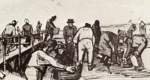 Peat Diggers In The Dunes — Vincent Willem Van Gogh, Realism