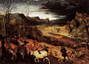 The Return Of The Herd (november) — Pieter Bruegel The Elder, Northern Renaissance