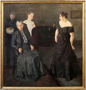 Conversation (society I) — Макс Бекманн