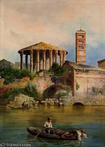View of the Sbocco della Cloaca Massima, Rome